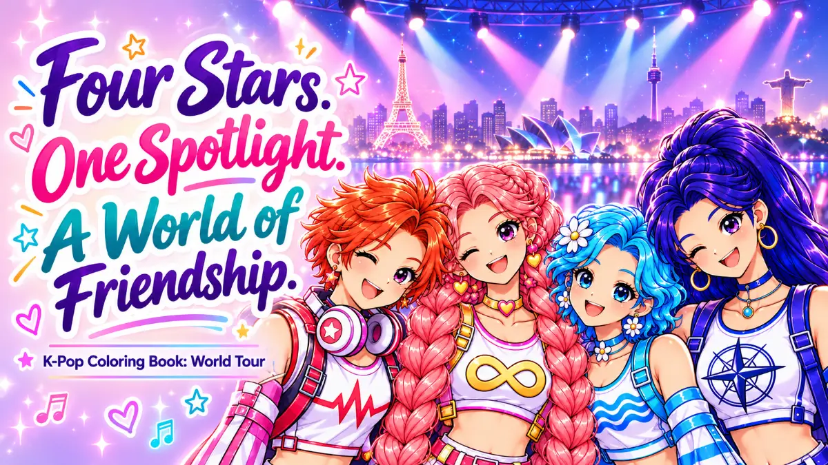 idols_kpop_coloring_book idols k pop